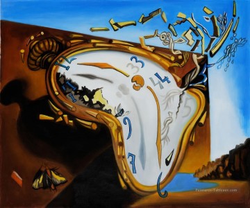  Suave Arte - Reloj suave en el momento de la explosión Salvador Dali